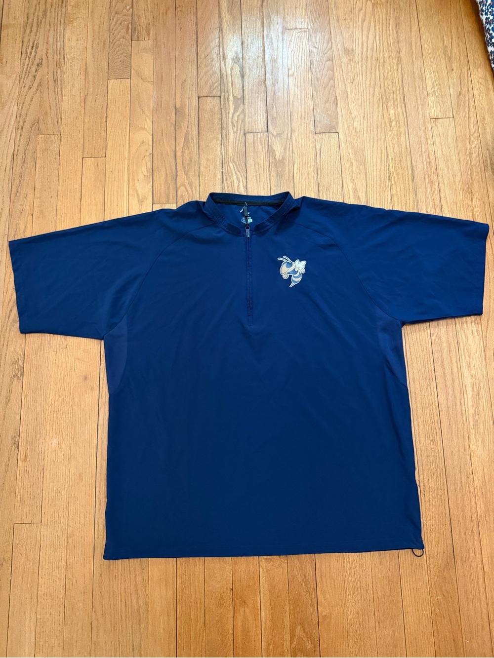 Georgia Tech Yellow Jacket Shirt (Navy Blue XL)
